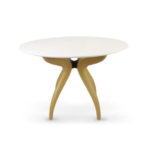 GLASS WHITE DINING TABLE